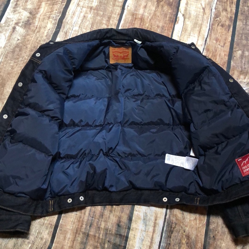 Levi’s denim down jacket